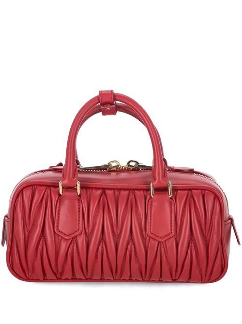 Borsa Arcadie matelassé rossa MIU MIU | 5BB142V-OONAN88F0011